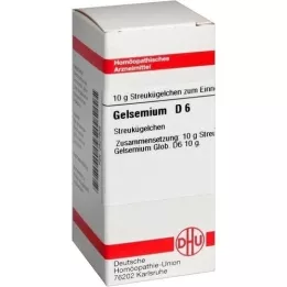 GELSEMIUM D 6 globuli, 10 g