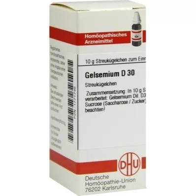 GELSEMIUM D 30 globuli, 10 g GELSEMIUM D 30 globuli, 10 g