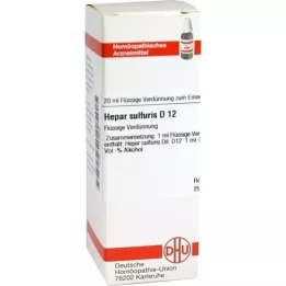 HEPAR SULFURIS Diluizione D 12, 20 ml