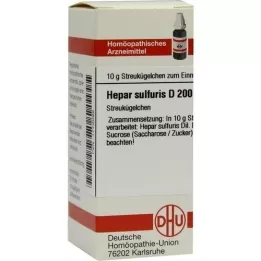 HEPAR SULFURIS D 200 globuli, 10 g