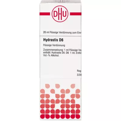HYDRASTIS D 6 Diluizione, 20 ml