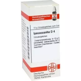 IPECACUANHA D 4 globuli, 10 g
