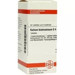 KALIUM BICHROMICUM D 4 compresse, 80 pz