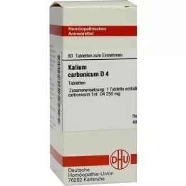 KALIUM CARBONICUM D 4 compresse, 80 pz