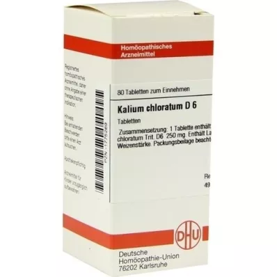 KALIUM CHLORATUM D 6 compresse, 80 pz KALIUM CHLORATUM D 6 compresse, 80 pz