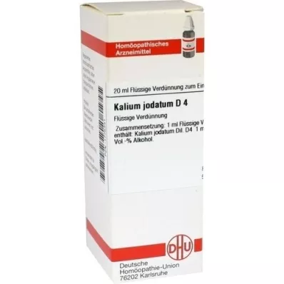 KALIUM JODATUM Diluizione D 4, 20 ml KALIUM JODATUM Diluizione D 4, 20 ml