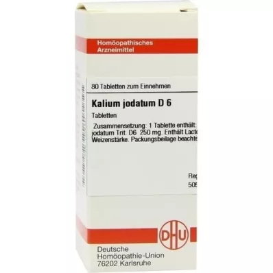 KALIUM JODATUM D 6 compresse, 80 pz
