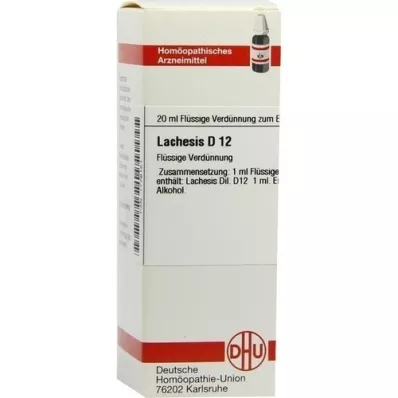 LACHESIS Diluizione D 12, 20 ml