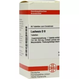LACHESIS D 8 compresse, 80 pz