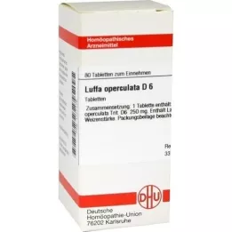 LUFFA OPERCULATA D 6 compresse, 80 pz