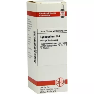 LYCOPODIUM Diluizione D 4, 20 ml