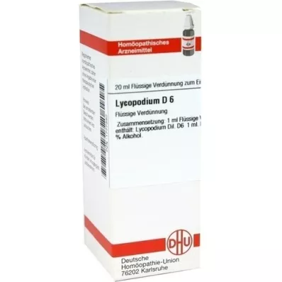 LYCOPODIUM D 6 Diluizione, 20 ml