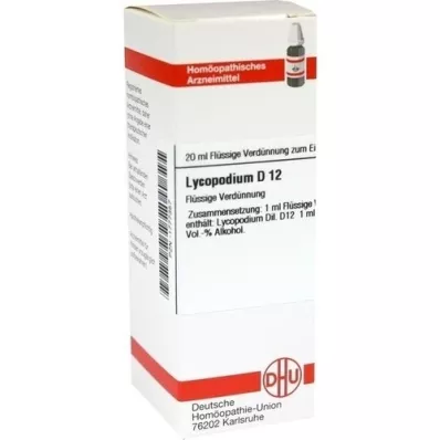 LYCOPODIUM Diluizione D 12, 20 ml LYCOPODIUM Diluizione D 12, 20 ml