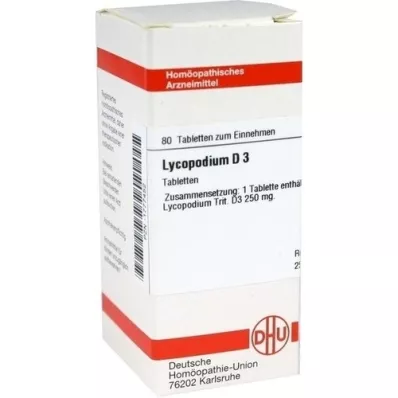LYCOPODIUM D 3 compresse, 80 pz