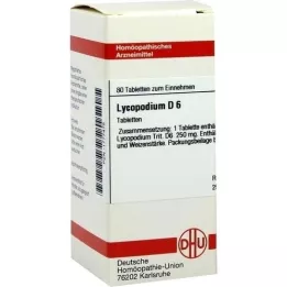LYCOPODIUM D 6 compresse, 80 pz