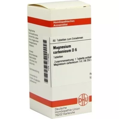 MAGNESIUM CARBONICUM D 6 compresse, 80 pz