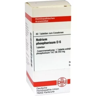 NATRIUM PHOSPHORICUM D 6 compresse, 80 pz NATRIUM PHOSPHORICUM D 6 compresse, 80 pz