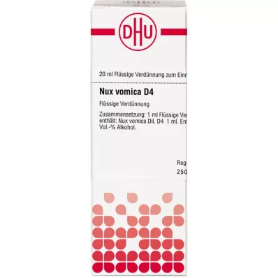 NUX VOMICA Diluizione D 4, 20 ml