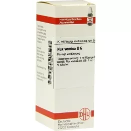 NUX VOMICA D 6 Diluizione, 20 ml