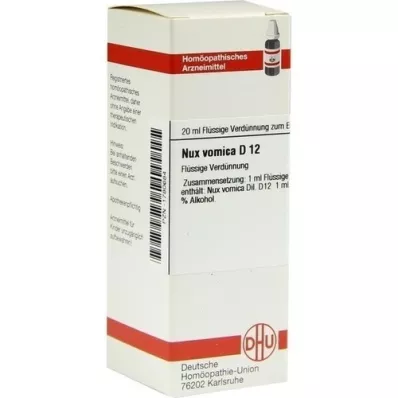 NUX VOMICA Diluizione D 12, 20 ml NUX VOMICA Diluizione D 12, 20 ml