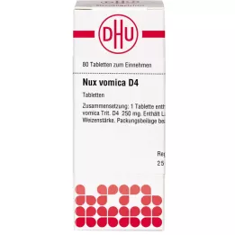 NUX VOMICA D 4 compresse, 80 pz