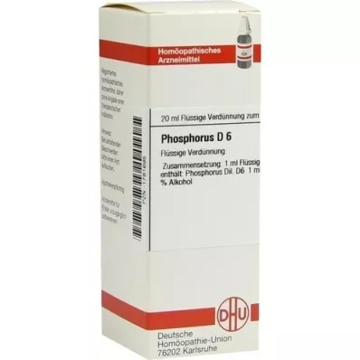 PHOSPHORUS D 6 Diluizione, 20 ml