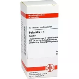 PULSATILLA D 4 compresse, 80 pz