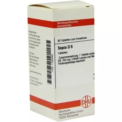 SEPIA D 6 compresse, 80 pz SEPIA D 6 compresse, 80 pz