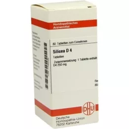 SILICEA D 4 compresse, 80 pz