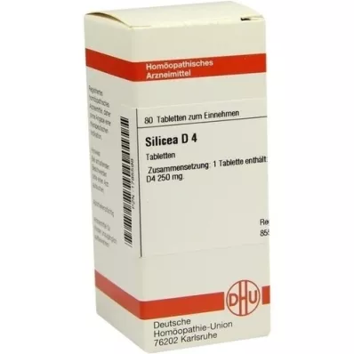 SILICEA D 4 compresse, 80 pz