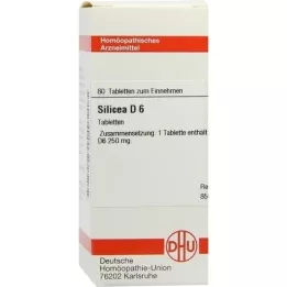 SILICEA D 6 compresse, 80 pz