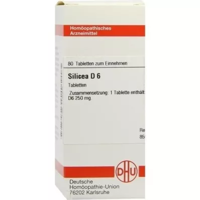 SILICEA D 6 compresse, 80 pz