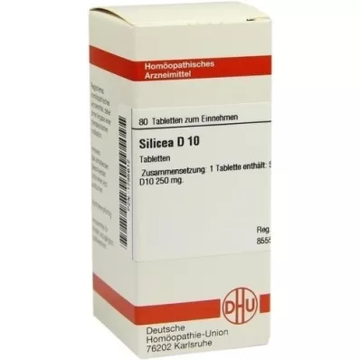 SILICEA D 10 compresse, 80 pz