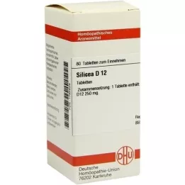 SILICEA D 12 compresse, 80 pz