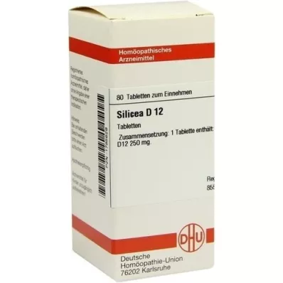 SILICEA D 12 compresse, 80 pz