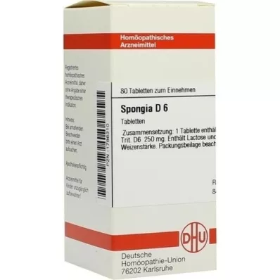SPONGIA D 6 compresse, 80 pz