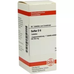 SULFUR D 6 compresse, 80 pz