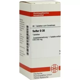 SULFUR D 30 compresse, 80 pz