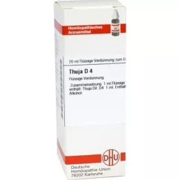 THUJA Diluizione D 4, 20 ml