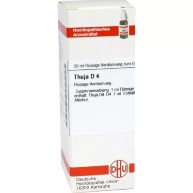 THUJA Diluizione D 4, 20 ml
