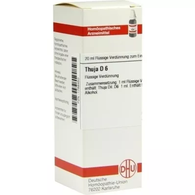 THUJA D 6 Diluizione, 20 ml