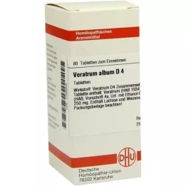 VERATRUM ALBUM D 4 compresse, 80 pz