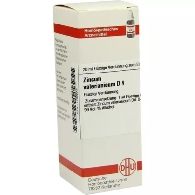 ZINCUM VALERIANICUM Diluizione D 4, 20 ml ZINCUM VALERIANICUM Diluizione D 4, 20 ml