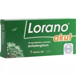 LORANO compresse acute, 7 pz