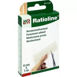 RATIOLINE medicazione rapida sensibile 4 cmx1 m, 1 pezzo