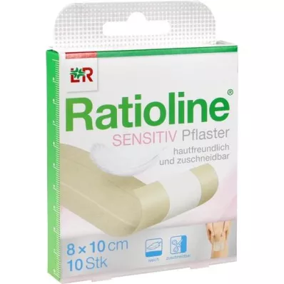 RATIOLINE medicazione rapida sensibile 8 cmx1 m, 1 pezzo
