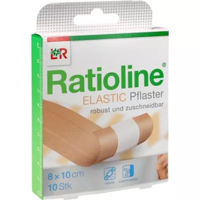 RATIOLINE medicazione elastica rapida 8 cmx1 m, 1 pezzo