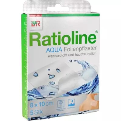 RATIOLINE cerotti doccia Aqua 8x10 cm, 5 pz RATIOLINE cerotti doccia Aqua 8x10 cm, 5 pz