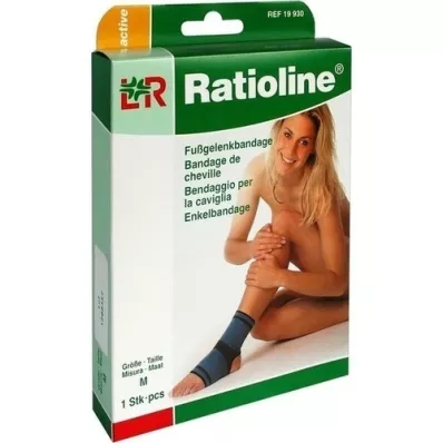 RATIOLINE bendaggio attivo per caviglia taglia M, 1 pezzo RATIOLINE bendaggio attivo per caviglia taglia M, 1 pezzo