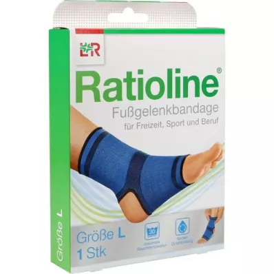 RATIOLINE bendaggio attivo per caviglia taglia L, 1 pezzo